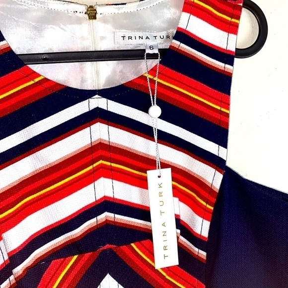 TRINA TURK stinson beach stripe mini dress - Picture 6 of 11
